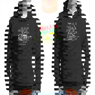 Sweat à capuche Enjoy MELLO YELLO, Motif Rétro Course Automobile Vert Jaune - Cadeauxyz