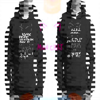 Sweat à capuche Mon Chat a Dit Non, Humour pour Amoureux des Chats - Cadeauxyz