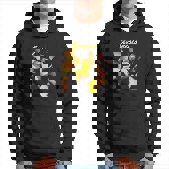 Sweat à capuche Noir Genesis avec Motif Géométrique Doré - Cadeauxyz
