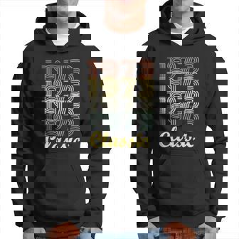 Sweat à capuche Rétro 1973 Classic, Design Années 70 en Noir - Cadeauxyz