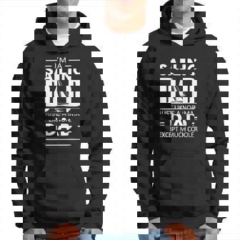 Sweat à capuche Sailing Dad Noir Humoristique pour Passionnés de Voile - Cadeauxyz