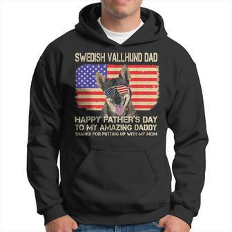 Swedish Vallhund Dad Happy Fathers Day To My Amazing Daddy Hoodie - Thegiftio UK