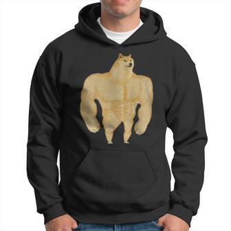 Swole Doge Meme Hoodie - Monsterry DE