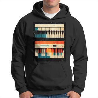 Synth Keyboard Analog Music Instrument Hoodie - Thegiftio UK