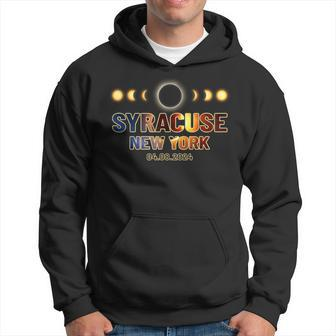 Syracuse New York Total Solar Eclipse April 8 2024 Hoodie - Seseable