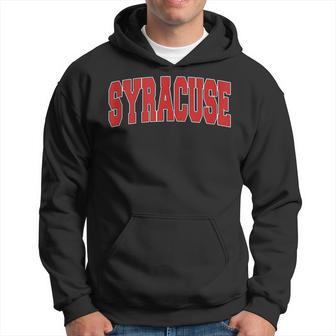 Syracuse Ny New York Varsity Style Usa Vintage Sports Hoodie - Monsterry AU