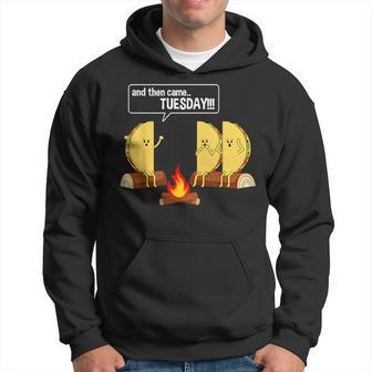 Taco Tells Scary Campfire Story About Tuesdays Graphic Hoodie - Monsterry DE