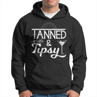 Tanned & Tipsy Alcohol Hoodie - Monsterry