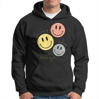Teaching Makes Me Happy Smile Face School For Teacher Hoodie | Mazezy