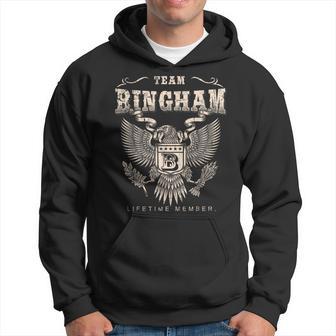 Team Bingham Family Name Lifetime Member Hoodie - Monsterry DE