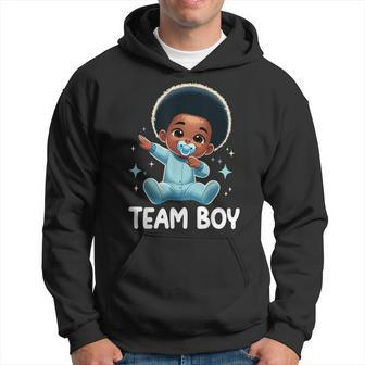 Team Boy Baby Announcement Gender Reveal Party Hoodie - Seseable