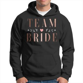 Team Bride Bachelor Bridal Shower Wedding Party Squad Hoodie - Monsterry