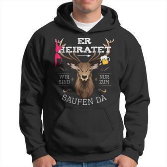 Team Groom Running Deer Stag Party Jga S Hoodie - Seseable