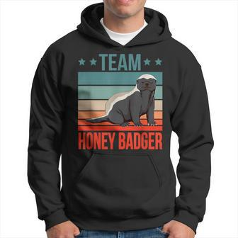 Team Honey Dachs Ratel Honey Badger Hoodie - Seseable