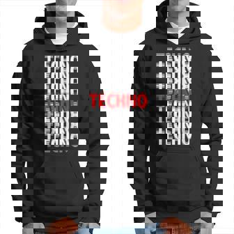 Techno Retro Party Rave Festival Dj Berlin Música Sudadera - Regaloses