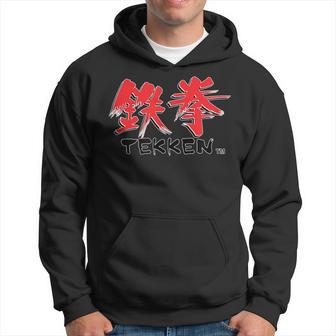 Tekken Videospiel-Logo Schwarz Hoodie für Gamer - Seseable