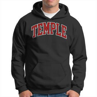 Temple Texas Tx Red Vintage For Or Women Hoodie - Thegiftio UK