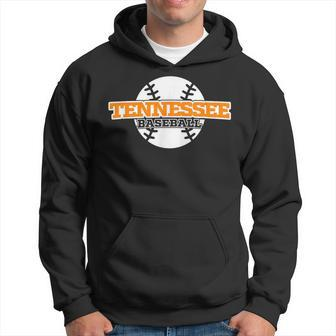 Tennessee Baseball Block Font Hoodie - Monsterry