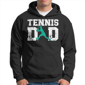 Tennis Dad Father's Day Grandpa Daddy Tennis Player Hoodie - Thegiftio UK