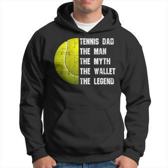Tennis Dad The Man The Myth The Wallet Father's Day Hoodie - Thegiftio UK