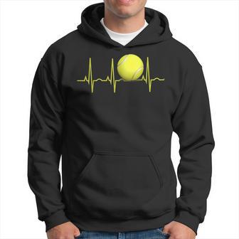 Tennis Heartbeat Tennis For Players & Coaches Hoodie - Monsterry UK