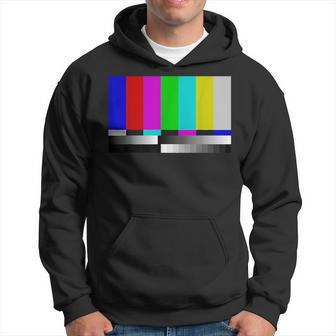 Test Card Color Bars Tv Pattern Television Pattern Hoodie - Monsterry DE