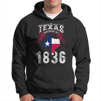 Texas Independence Historical Day Since 1836 Map Of Texas Hoodie - Monsterry