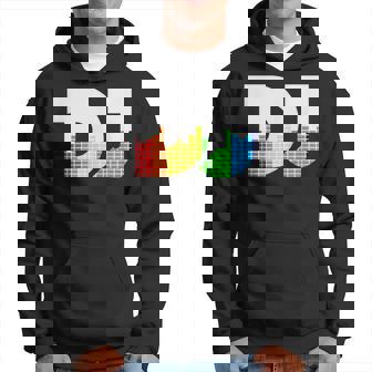 Texto De Dj Con Ecualizador De Coloración Led Para Discjockey Dj Sudadera - Regaloses