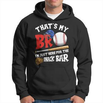That's My Bro I'm Just Here For Snack Bar Brother's Baseball Hoodie - Monsterry