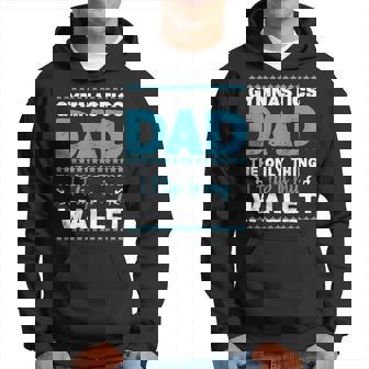 The Only Thing I Flip Is My Wallet Gymnastics Dad Gymnast Hoodie - Thegiftio UK