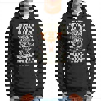 Tiger Pride Tiger Mascot Vintage School Sports Team Hoodie - Seseable