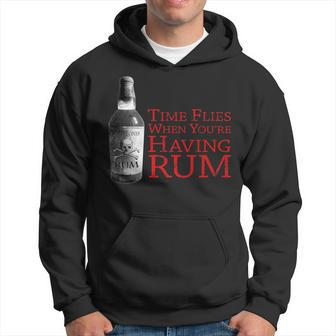 Time Flies When You're Having Rum Pirate Hoodie - Monsterry