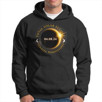 Tionesta Pennsylvania Total Solar Eclipse 2024 Hoodie - Thegiftio UK