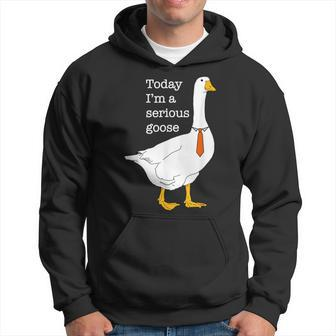 Today I'm A Serious Goose Silly Goose Cute Hoodie - Monsterry AU