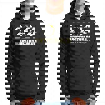 Total Solar Eclipse 04082024 Youngstown Ohio Solar Eclipse Hoodie | Mazezy