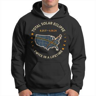 Total Solar Eclipse 2024 2017 Totality Twice In A Lifetime Hoodie | Mazezy