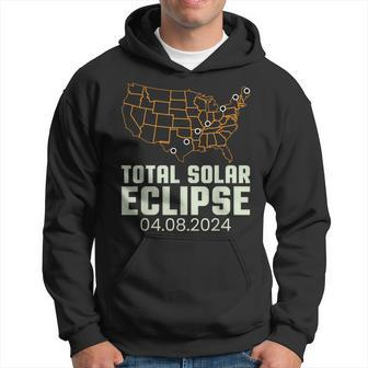 Total Solar Eclipse 2024 April 8 America Totality Spring Hoodie | Mazezy