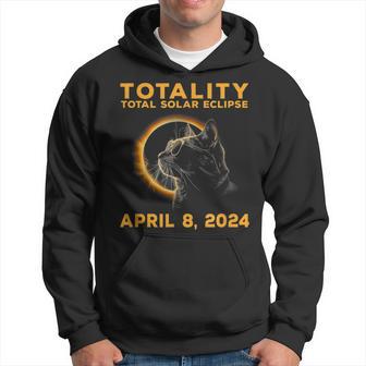 Total Solar Eclipse 2024 April 8 Cat America Totality Hoodie - Monsterry UK