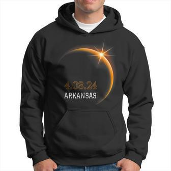 Total Solar Eclipse 2024 Arkansas Totality Spring 40824 Hoodie | Mazezy