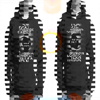 Total Solar Eclipse 2024 Bloomington Indiana Totality Hoodie | Mazezy