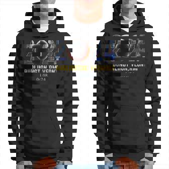 Total Solar Eclipse 2024 Burlington Vermont Totality Hoodie - Seseable