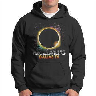 Total Solar Eclipse 2024 Dallas Texas Tx Matching Hoodie - Seseable