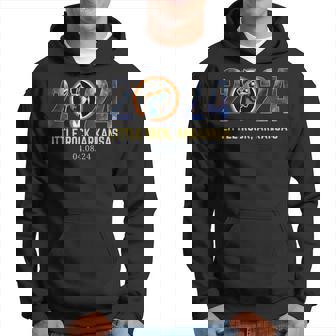 Total Solar Eclipse 2024 Dog Little Rock Arkansas Totality Hoodie - Thegiftio