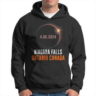Total Solar Eclipse 2024 Niagara Falls Ontario Canada Hoodie | Mazezy