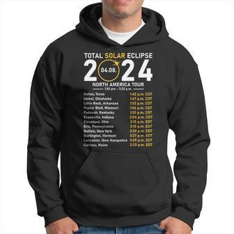 Total Solar Eclipse 2024 North America Tour State Totality Hoodie - Thegiftio UK