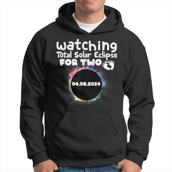 Total Solar Eclipse 2024 Pregnancy Announcement Totality Hoodie | Mazezy