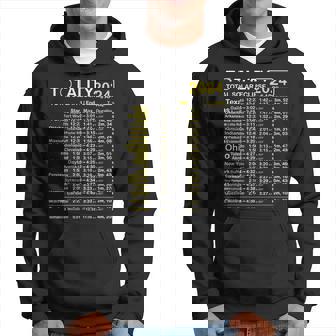 Total Solar Eclipse 2024 Time April 8 Path Of The Eclipse Hoodie | Mazezy