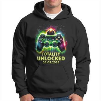 Total Solar Eclipse 2024 Video Game Gaming Hoodie - Thegiftio UK