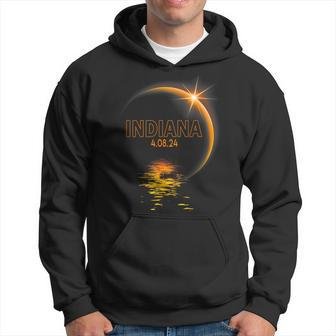 Total Solar Eclipse 40824 Indiana 2024 Totality America Hoodie - Monsterry