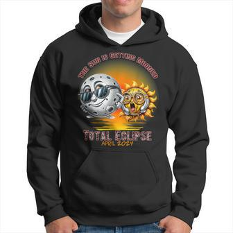 Total Solar Eclipse Chase April 2024 Sun Is Getting Mooned Hoodie - Seseable